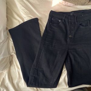 Black brand new American eagle flare jeans!